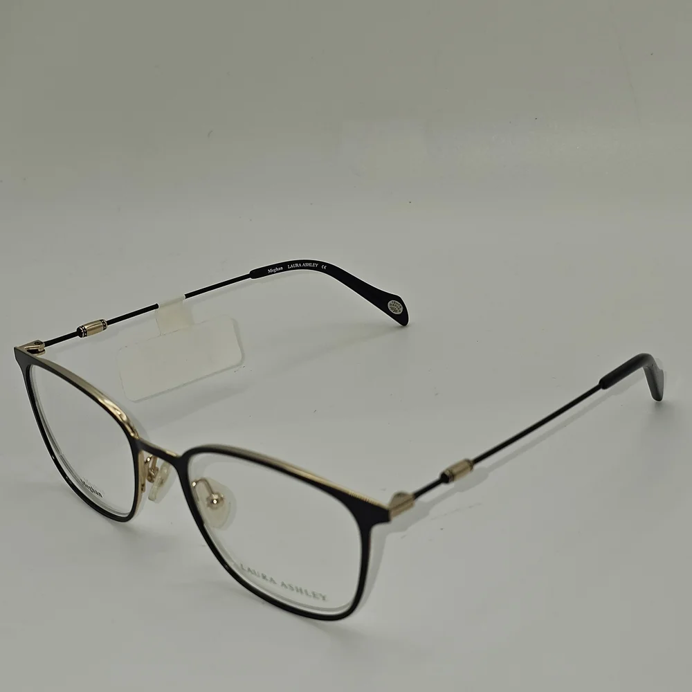 Laura‎ Ashley Meghan BLACK 49-19-140 Metal Full Rim RX Eyeglasses Frame